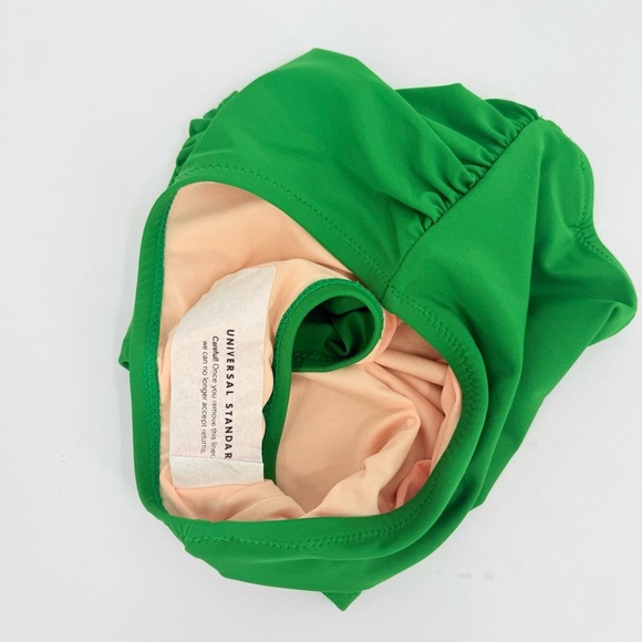 Universal Standard 2-Piece Twist Front Bikini Top Bikini Breif Bottom Green - Picture 9 of 9